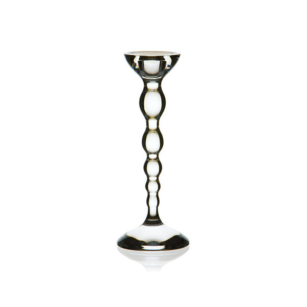 'Collier' Lead Free Crystal Candle Holder H 20 cm by Collevilca