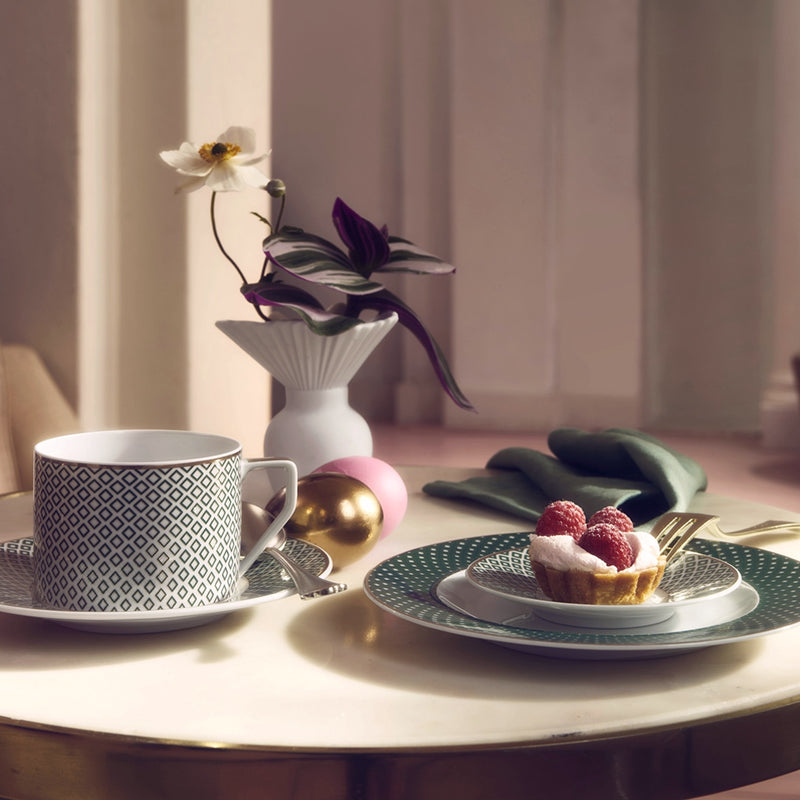Amiramour Combi Cup with Saucer - Francis Carreau Green by Rosenthal 2