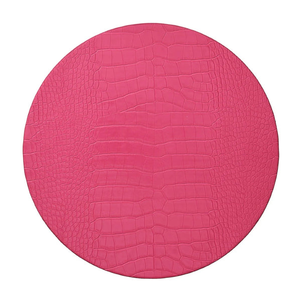 Croco Placemat in Fuchsia by Kim Seybert | Set of 4