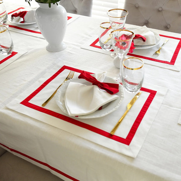 Amiramour_Customizable_Size_White_Cotton_Half_Panama_Placemat_with_Red_Stripe_Border_by_Roseberry_Home