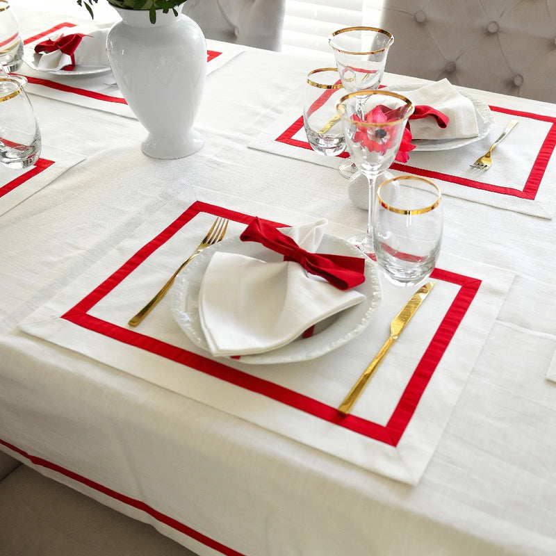 Amiramour_Customizable_Size_White_Cotton_Half_Panama_Placemat_with_Red_Stripe_Border_by_Roseberry_Home