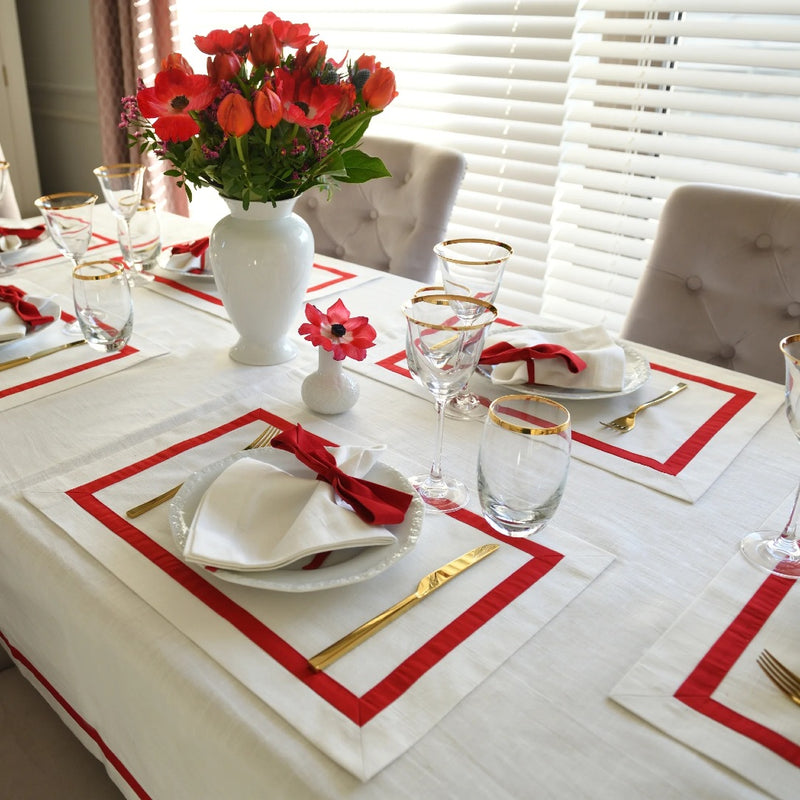 Amiramour_Customizable_Size_White_Cotton_Half_Panama_Placemat_with_Red_Stripe_Border_by_Roseberry_Home