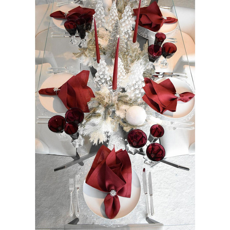 'DOLCE VITA' Wine Glasses in Ruby Red by Mario Luca Giusti - Set of 6
