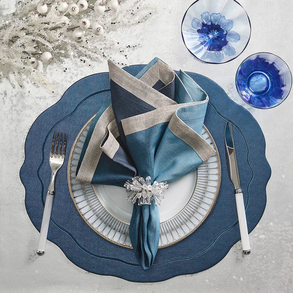 Amiramour Dazzle Napkin Ring in Crystal by Kim Seybert 4