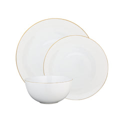 Amiramour Dinnerware Set of 12 Pieces - Monceau Gold by Raynaud