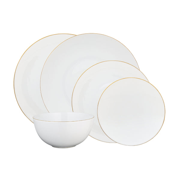 Amiramour Dinnerware Set of 30 Pieces - Monceau Gold by Raynaud