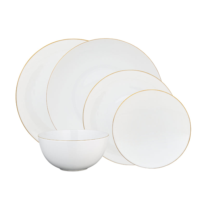Amiramour Dinnerware Set of 30 Pieces - Monceau Gold by Raynaud
