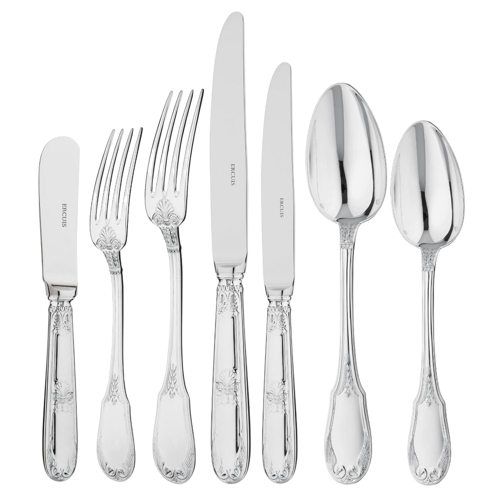 Sterling Silver Cutlery Set of 84 Pieces Empire by Ercuis Amiramour