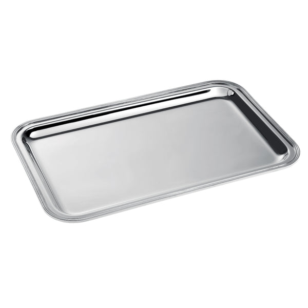 Rectangular "Rencontre" Service Tray, Large, Silver Plated by Ercuis