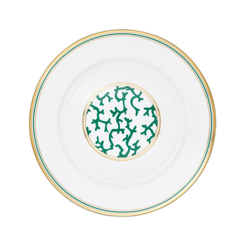 Amiramour Flat Round Platter 29 Cristobal Emerald by Raynand 0883-17-500029