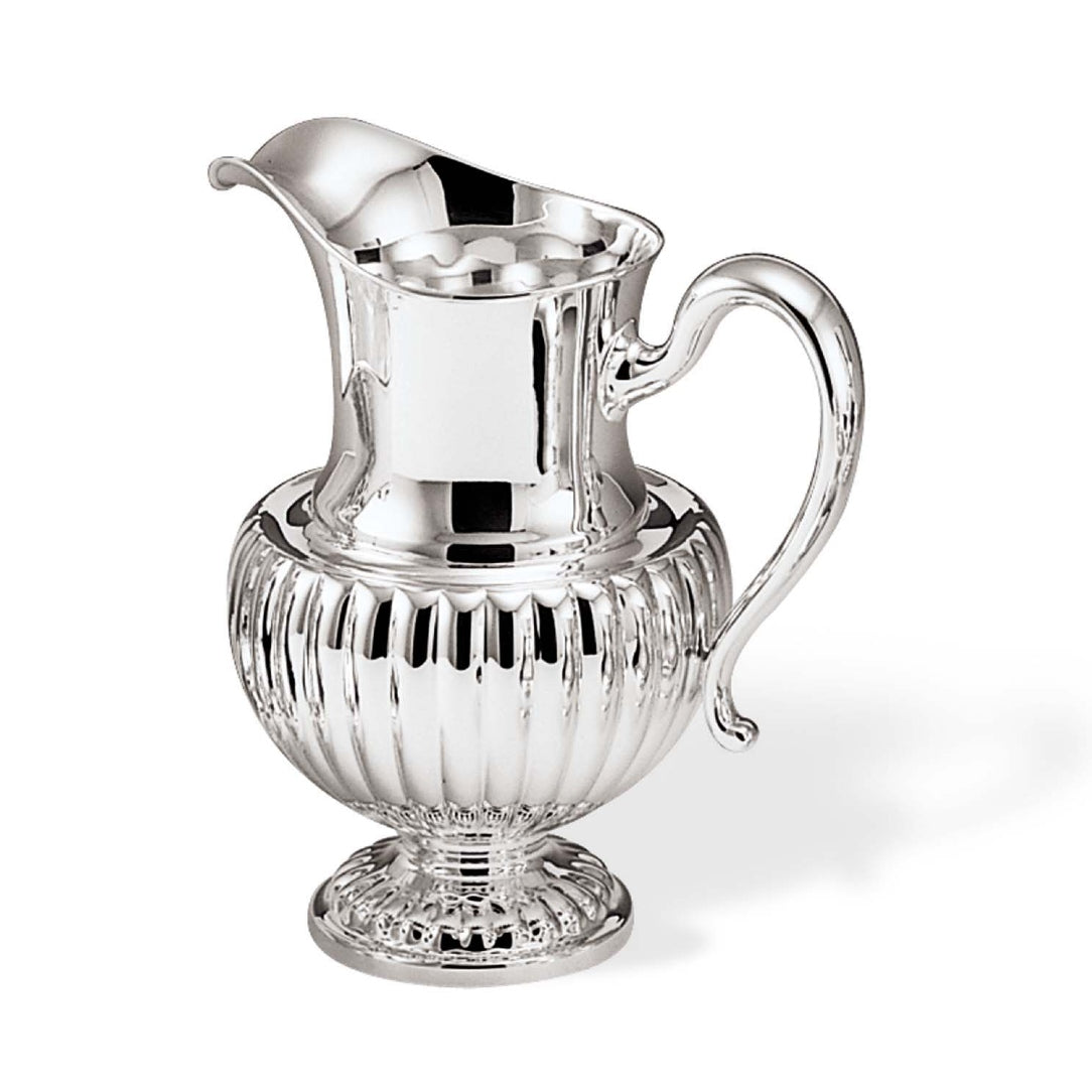 Fluted Silver Plated Pitcher by Greggio Luxury Pitchers Amiramour