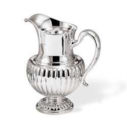 Fluted Silver Plated Pitcher by Greggio