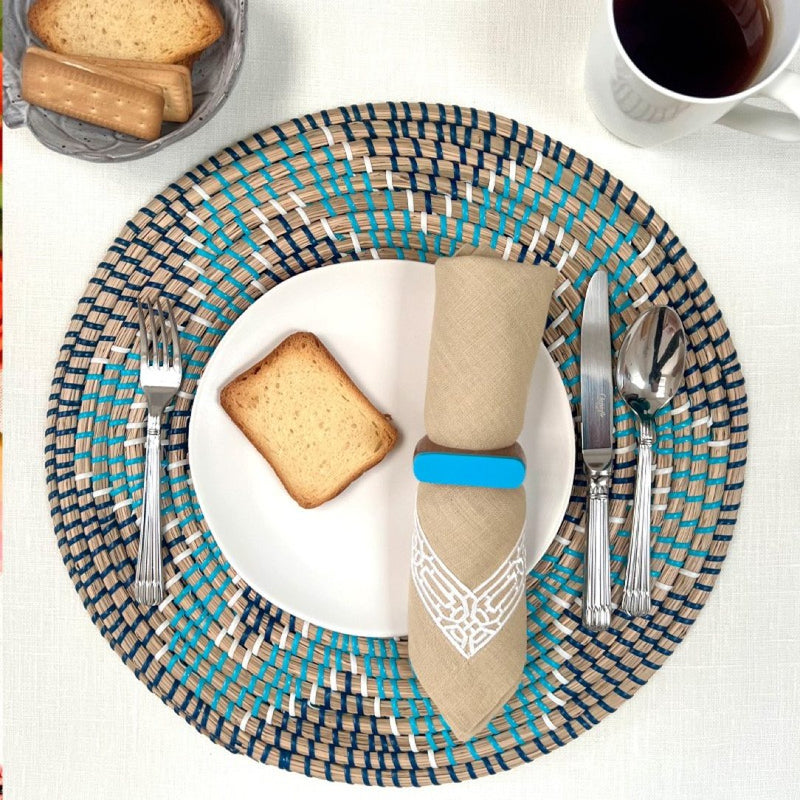 'Gaia' Woven Placemats by Von Gern - Set of 4