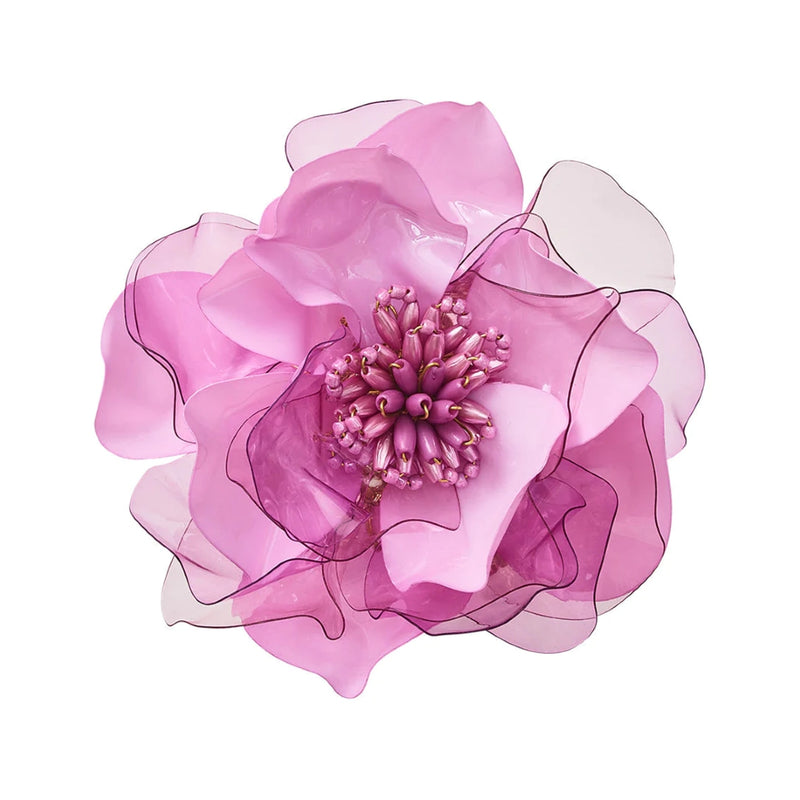 Gardenia Napkin Ring in Lilac Pink by Kim Seybert | Set of 4