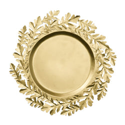 Gilded Leaves Charger in Gold by Kim Seybert | Set of 4