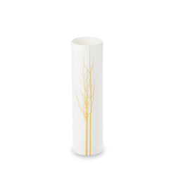 'Golden Forest' Vase Porcelain in White, 21 CM by Dibbern