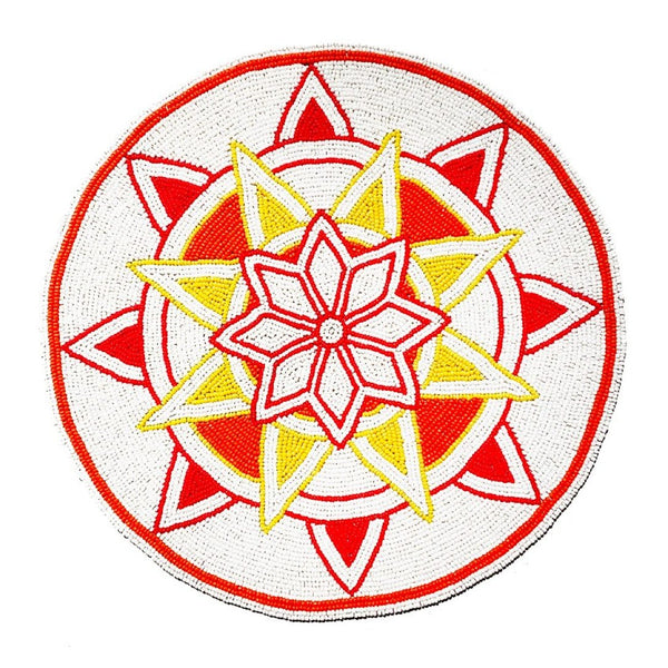 'Ibiza' Hand Beaded Placemats by Von Gern Home - Set of 4