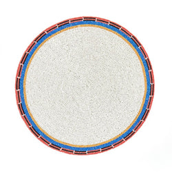 'Kenya' Hand Beaded Placemats by Von Gern Home - Set of 4
