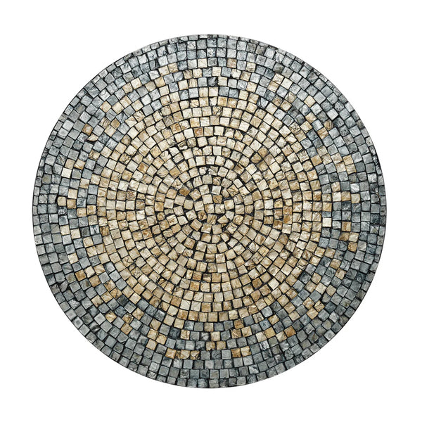 'Shell Mosaic' Placemat in Gray & Taupe by Kim Seybert | Set of 4