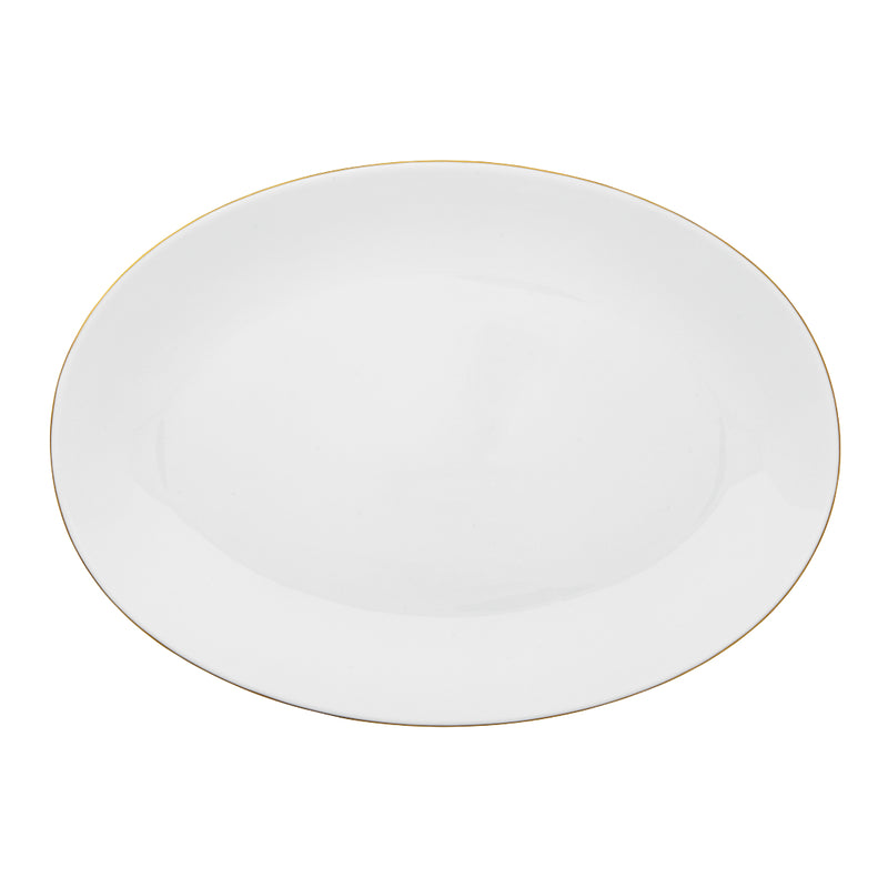 Amiramour Oval Platter Large - Monceau Gold by Raynaud 0360-37-502042