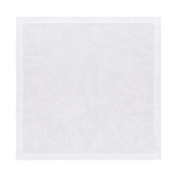 'Tivoli' Linen Napkin in White by Le Jacquard Français | Set of 4