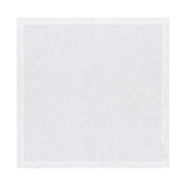 'Tivoli' Linen Napkin in White by Le Jacquard Français | Set of 4