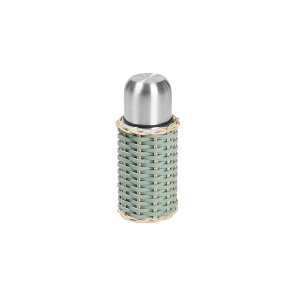 Amiramour 'Montaigne' Leather & Rattan Thermos by Giobaganara x Pigment France 1