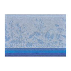 'Instant Bucolique' Linen Placemat in Blue by Le Jacquard Français (set of 4)