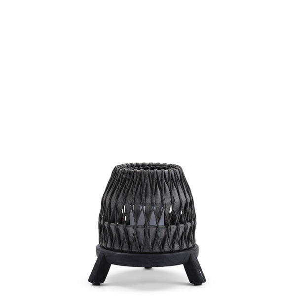 A small outdoor lighting in black from the Sandua collection by Manutti.