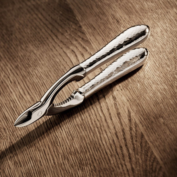 'Martelé' Champagne Tongs With Cutters and Gripper, Silver Plated by Robbe & Berking