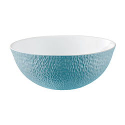 Calabash Shaped Salad Bowl - Minéral Irisé Sky Blue