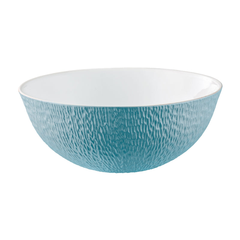 Calabash Shaped Salad Bowl - Minéral Irisé Sky Blue