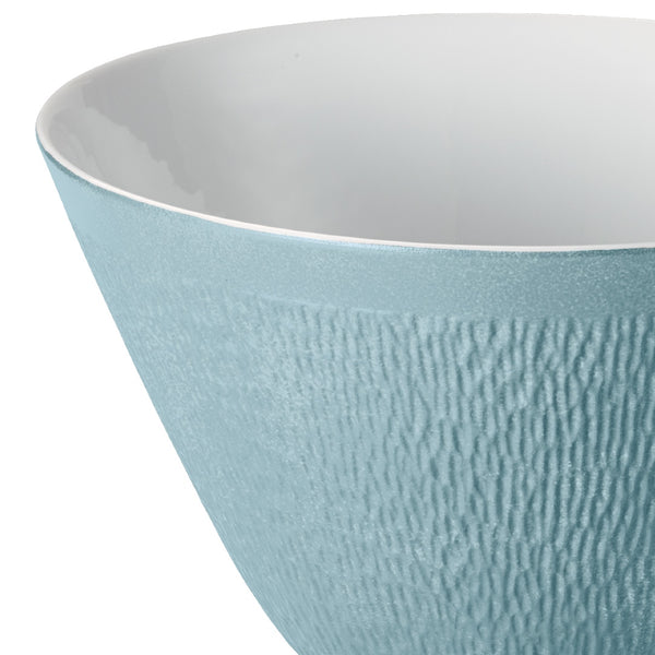 Conical Shaped Salad Bowl - Minéral Irisé Sky Blue
