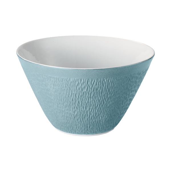 Conical Shaped Salad Bowl - Minéral Irisé Sky Blue