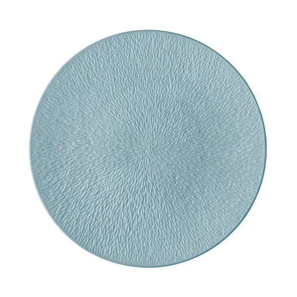Presentation Plate Fully Engraved - Minéral Irisé Sky Blue