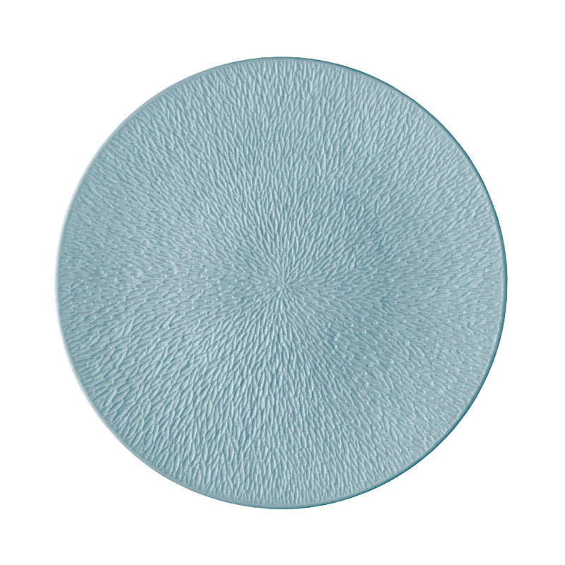 Presentation Plate Fully Engraved - Minéral Irisé Sky Blue