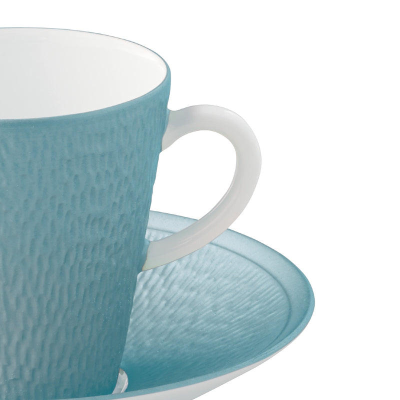 Coffee Cup and Saucer - Minéral Irisé Sky Blue