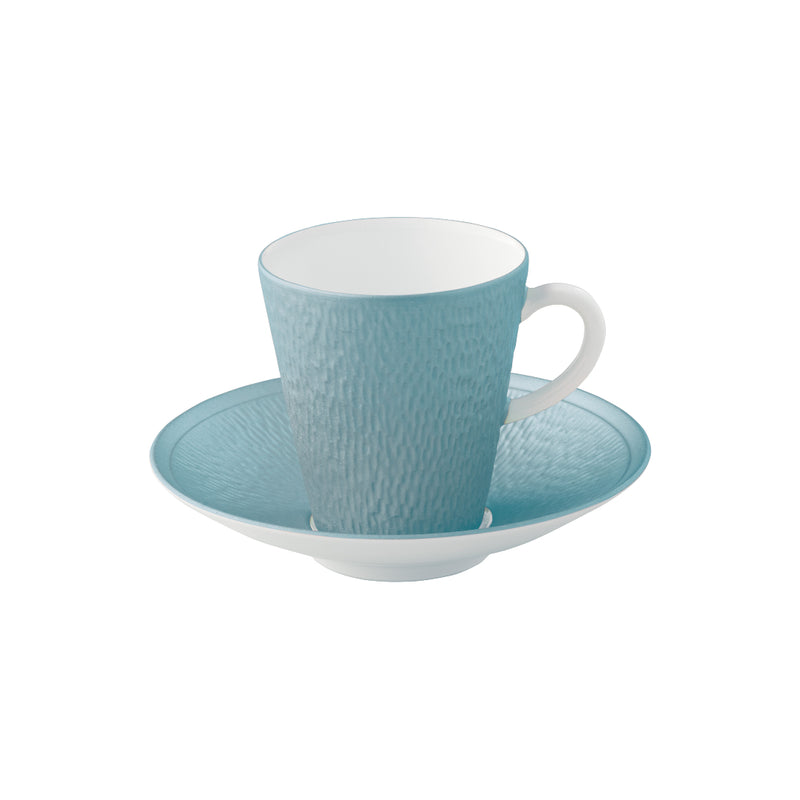 Coffee Cup and Saucer - Minéral Irisé Sky Blue