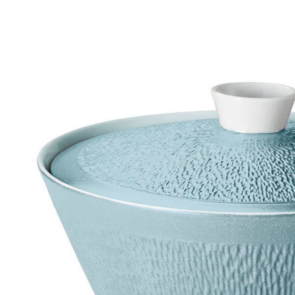 Soup Tureen - Minéral Irisé Sky Blue