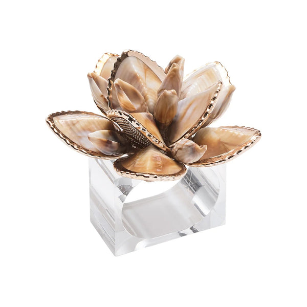 Beachcomber Napkin Ring in Natural by Kim Seybert | Set of 4 in a Gift Box