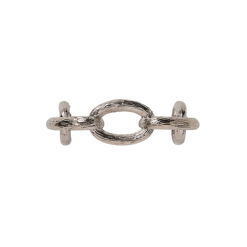 Chain Link Napkin Ring in Silver by Kim Seybert - Set of 4
