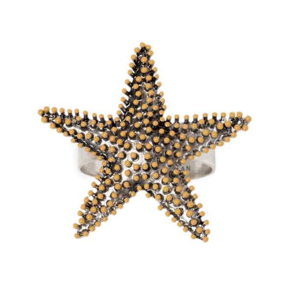 Nantucket Starfish Skinny Napkin Ring by Joanna Buchanan | Set of 4