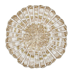 Nautilus Placemat in Champagne & Gold | Set of 4