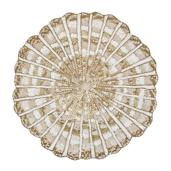 Nautilus Placemat in Champagne & Gold | Set of 4