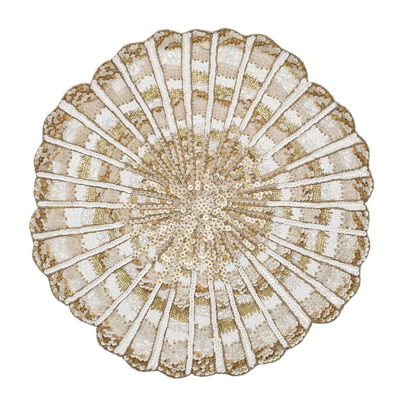 Nautilus Placemat in Champagne & Gold | Set of 4
