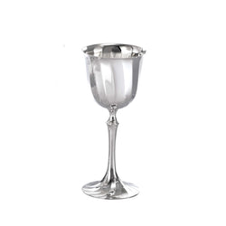 'Newport' Wine Glass Silver Plated By Greggio
