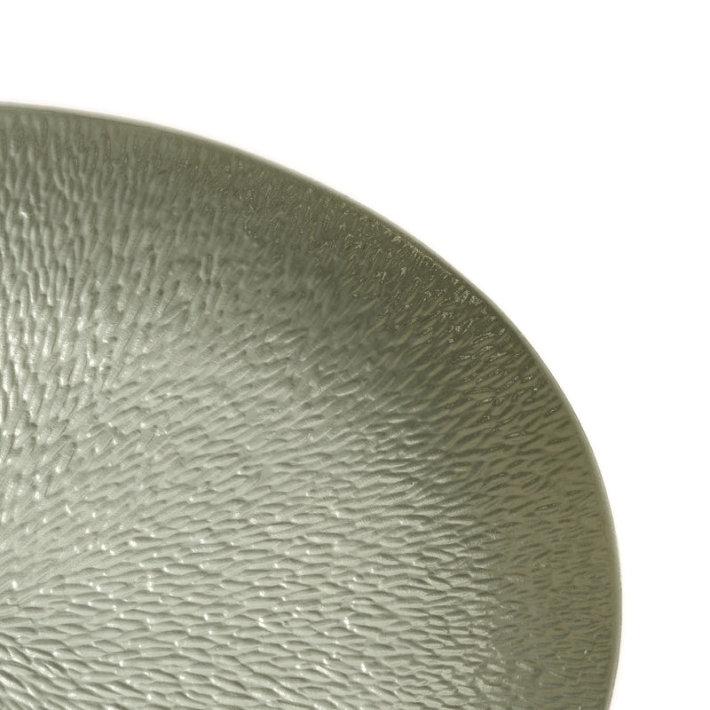 Amiramour Oval Platter Fully Engraved - Minéral Irisé Céladon 0718-23-502036 _2