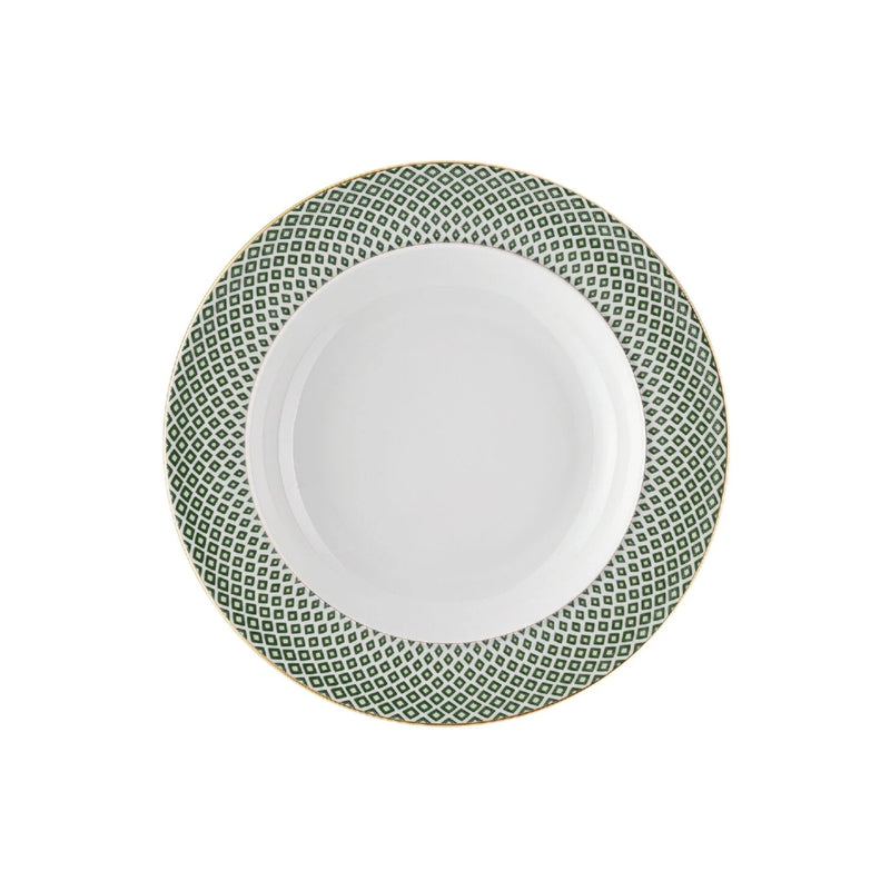 Amiramour Pasta Deep Plate - Francis Carreau Green by Rosenthal 1