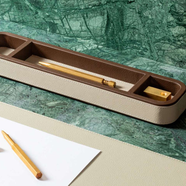 Amiramour Leather Flat Pen Holder by Giobagnara x Poltrona Frau 2