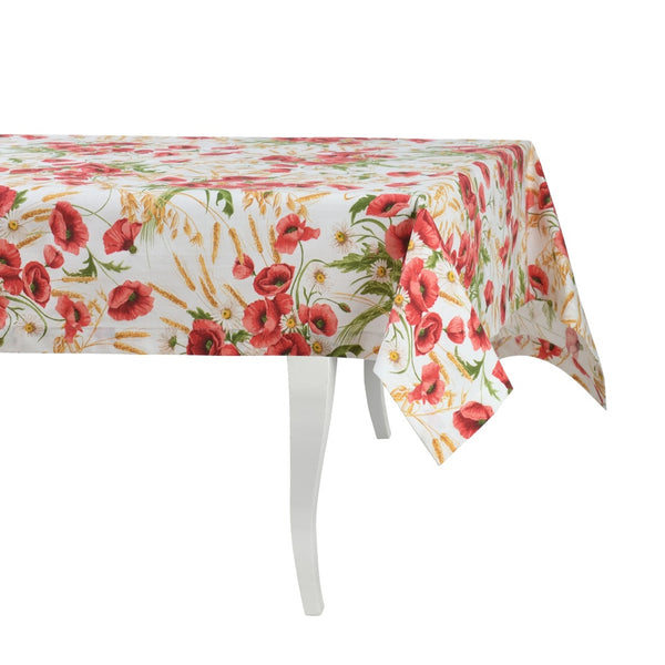 'Poppy cotton tablecloth' by Roseberry Home